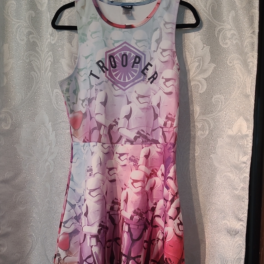 Multicolored Casual Sleeveless Crew Neck Sundress